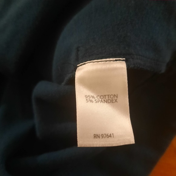 Pure Jill Womens Long Sleeve Forrest Green Top Size Medium - Picture 4 of 6